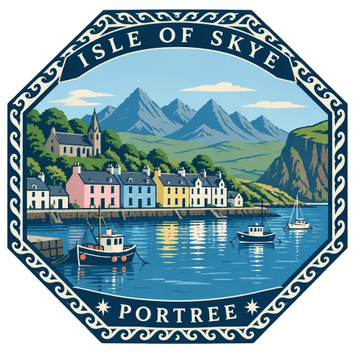 Isle of Skye travel stamp