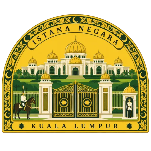 Istana Negara travel stamp