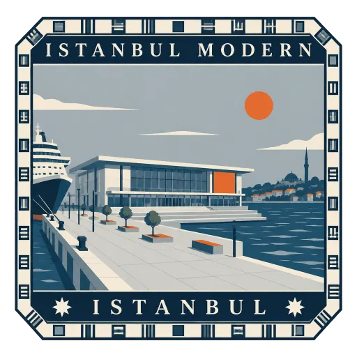Istanbul Modern travel stamp