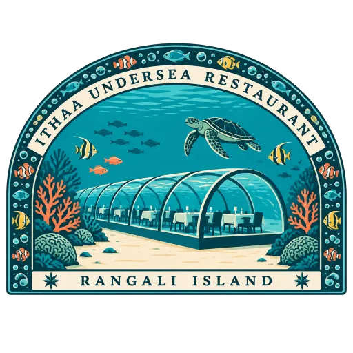 Ithaa Undersea Restaurant travel stamp