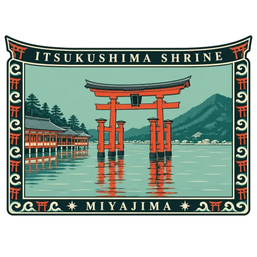 Itsukushima Shrine travel stamp