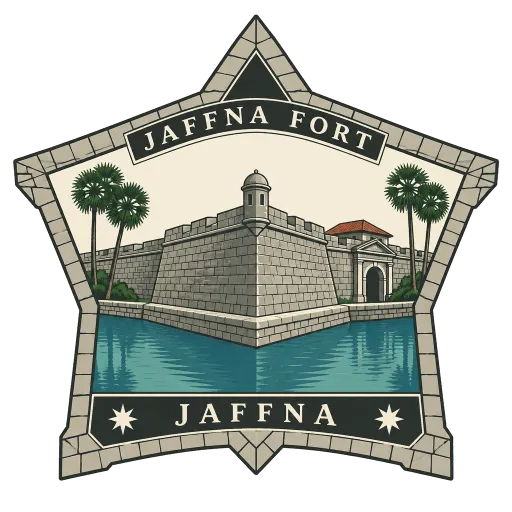 Jaffna Fort travel stamp