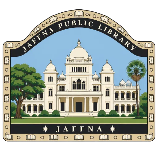 Jaffna Public Library travel stamp