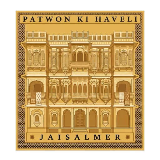 Patwon ki Haveli travel stamp