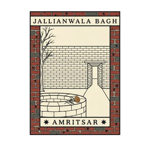 Jallianwala Bagh travel stamp
