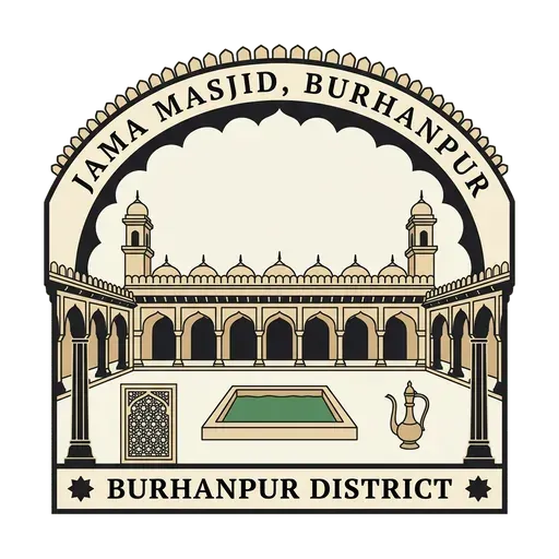 Jama Masjid, Burhanpur travel stamp