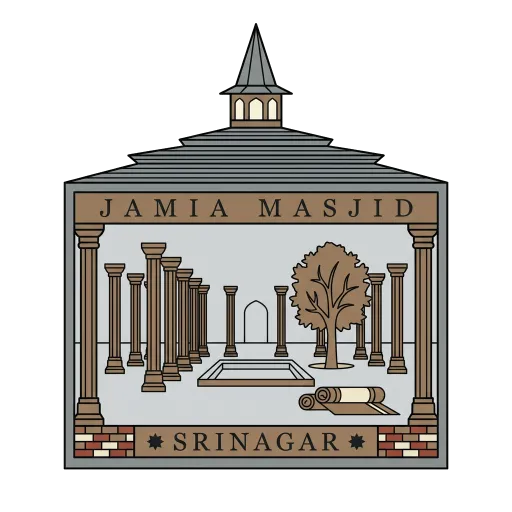 Jamia Masjid travel stamp