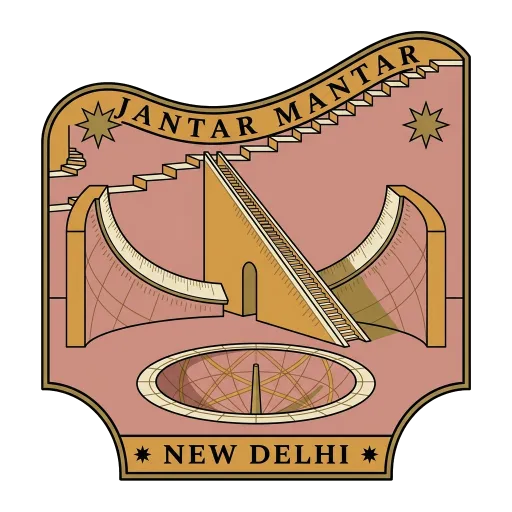 Jantar Mantar travel stamp