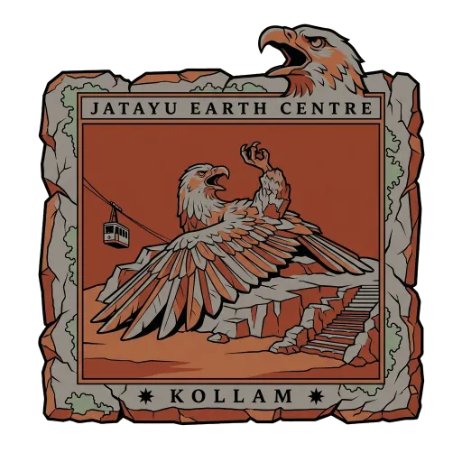 Jatayu Earth Centre travel stamp