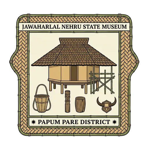 Jawaharlal Nehru State Museum travel stamp
