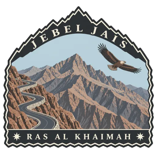 Jebel Jais travel stamp