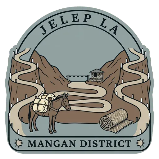 Jelep La travel stamp