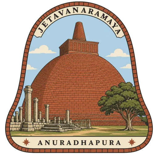 Jetavanaramaya travel stamp