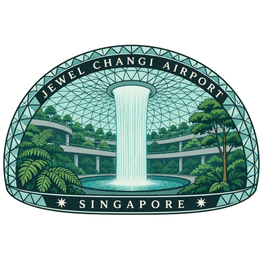 Jewel Changi Airport travel stamp