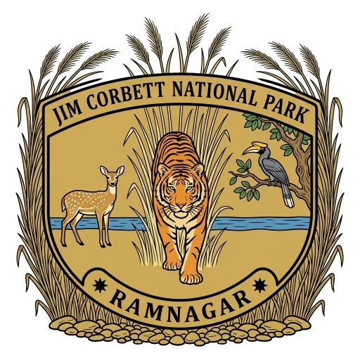 Jim Corbett National Park travel stamp