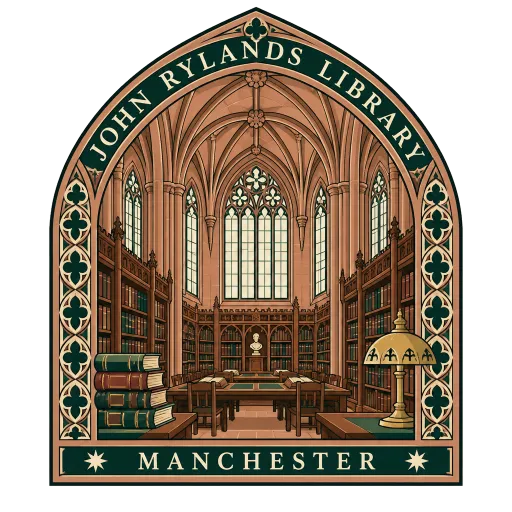 John Rylands Library travel stamp