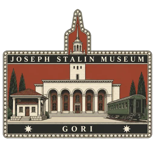 Joseph Stalin Museum travel stamp