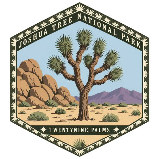 Joshua Tree National Park travel stamp