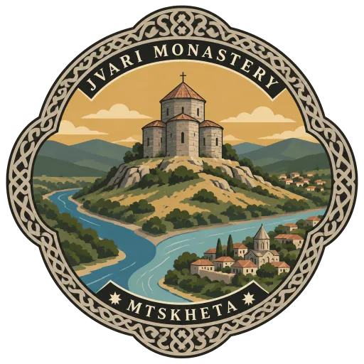Jvari Monastery travel stamp