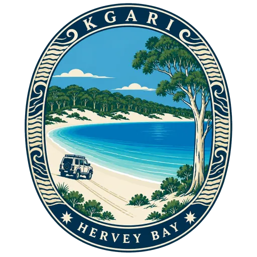 K'gari travel stamp