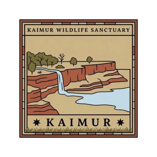 Kaimur Wildlife Sanctuary travel stamp