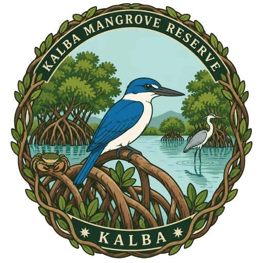 Kalba Mangrove Reserve travel stamp