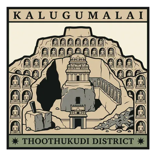 Kalugumalai travel stamp