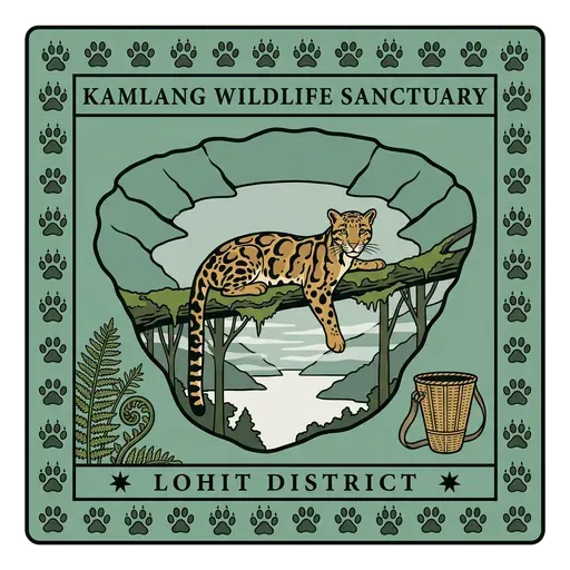Kamlang Wildlife Sanctuary travel stamp