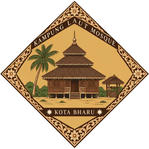 Kampung Laut Mosque travel stamp