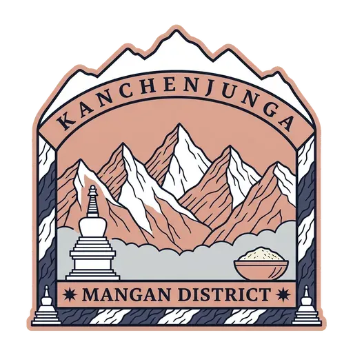 Kanchenjunga travel stamp
