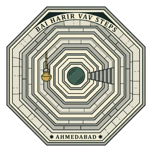 Bai Harir Vav Steps travel stamp
