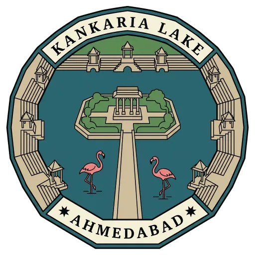 Kankaria Lake travel stamp