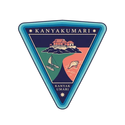 Kanyakumari travel stamp