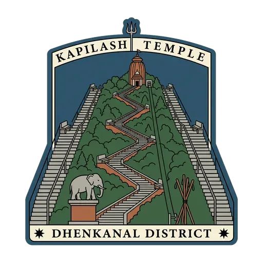 Kapilash Temple travel stamp