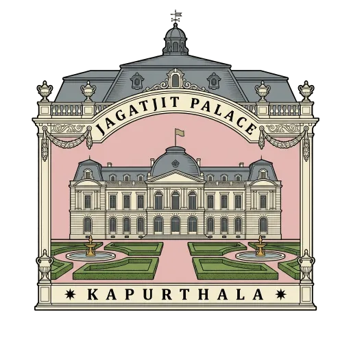 Jagatjit Palace travel stamp