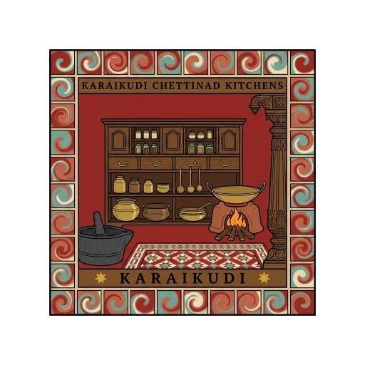 Karaikudi Chettinad Kitchens travel stamp
