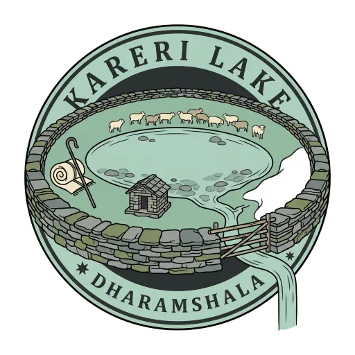 Kareri Lake travel stamp