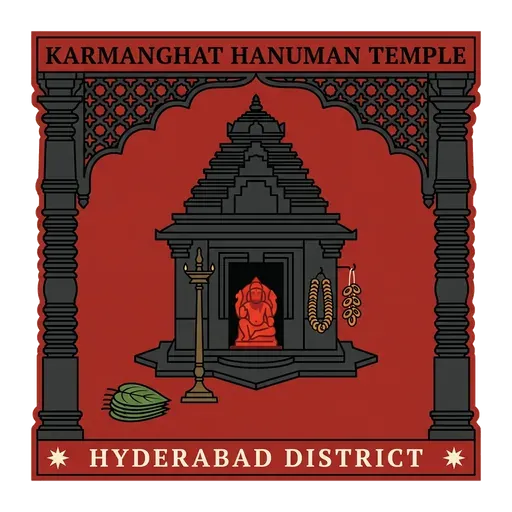 Karmanghat Hanuman Temple travel stamp