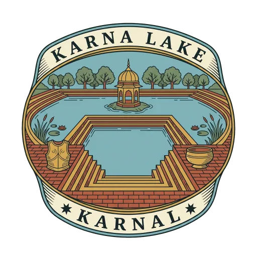 Karna Lake travel stamp