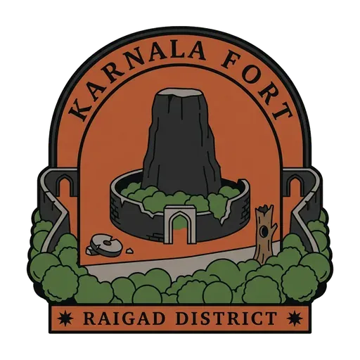 Karnala Fort travel stamp