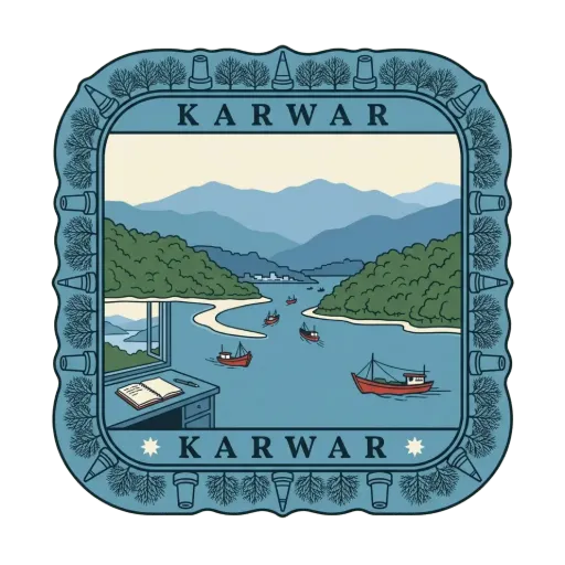 Karwar travel stamp