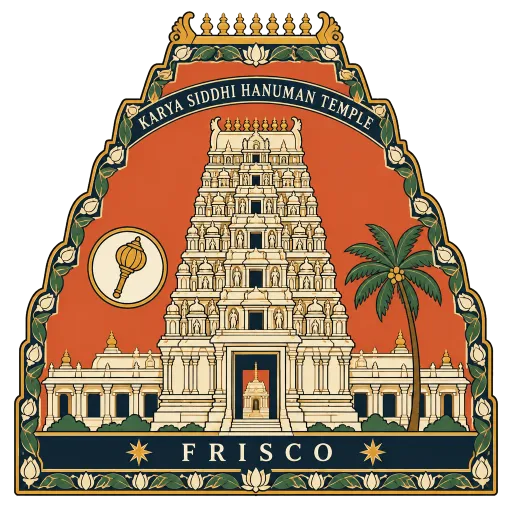 Karya Siddhi Hanuman Temple travel stamp