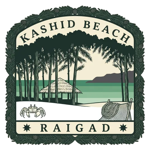 Kashid Beach travel stamp