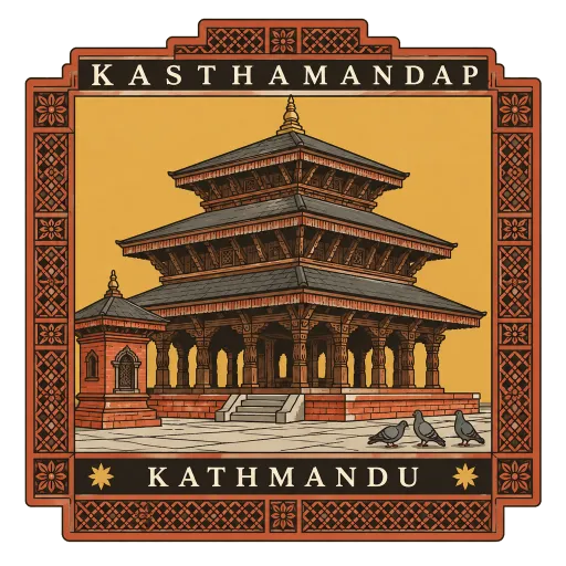 Kasthamandap travel stamp