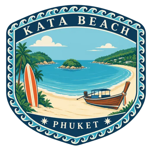Kata Beach travel stamp