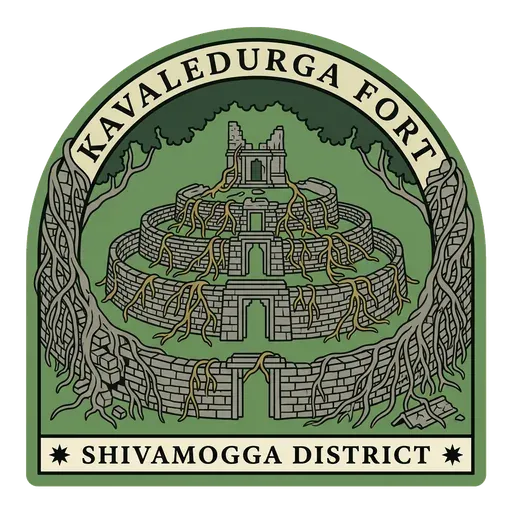 Kavaledurga Fort travel stamp
