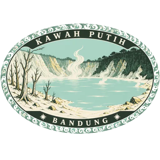 Kawah Putih travel stamp