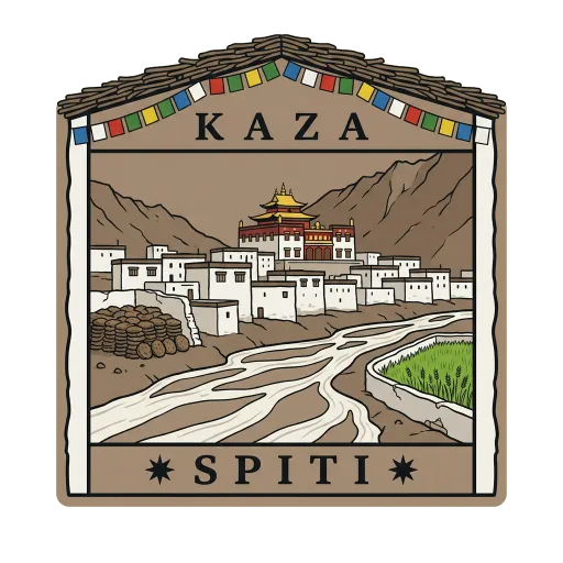 Kaza travel stamp