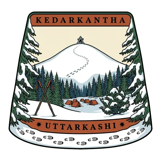 Kedarkantha travel stamp