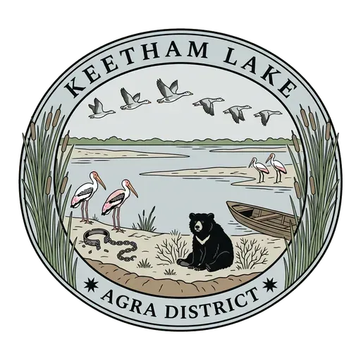 Keetham Lake travel stamp